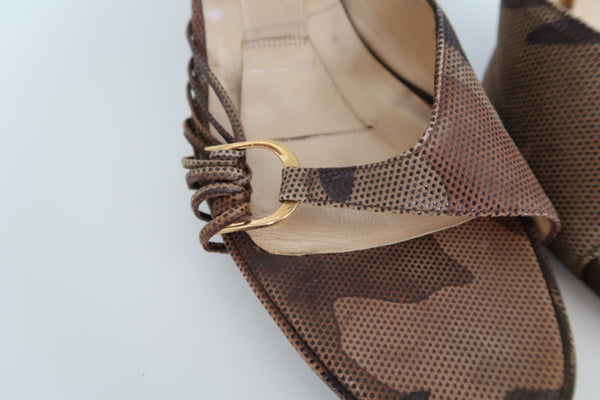 Christian Dior Camouflage Kitten Heels