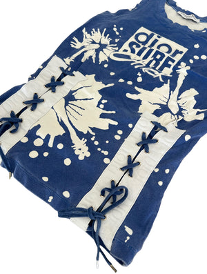 Christian Dior SS 2004 Surf Chick Sleeveless Lace-up Top