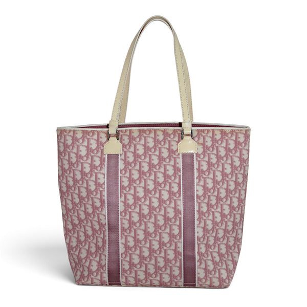 Christian Dior by John Galliano Pink Trotter Monogram Handbag