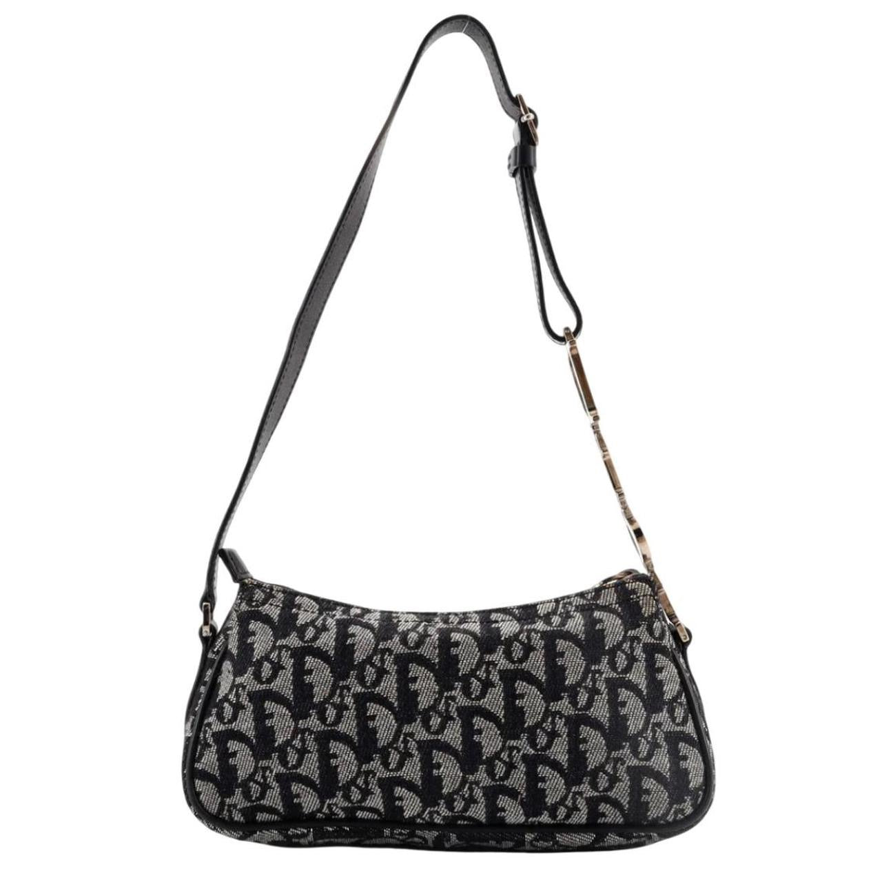 Christian Dior Charm Pochette Diorissimo Canvas Shoulder Bag
