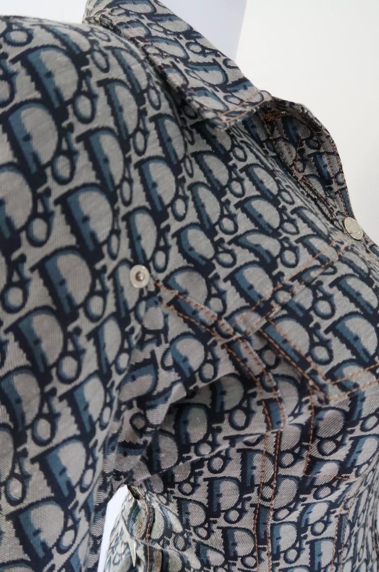 Christian Dior Trotter Monogram Jacket and Skirt Set