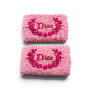 Christian Dior Terry Cloth Wristband Set