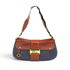 Christian Dior 2002 Leather Street Chic Columbus Bag