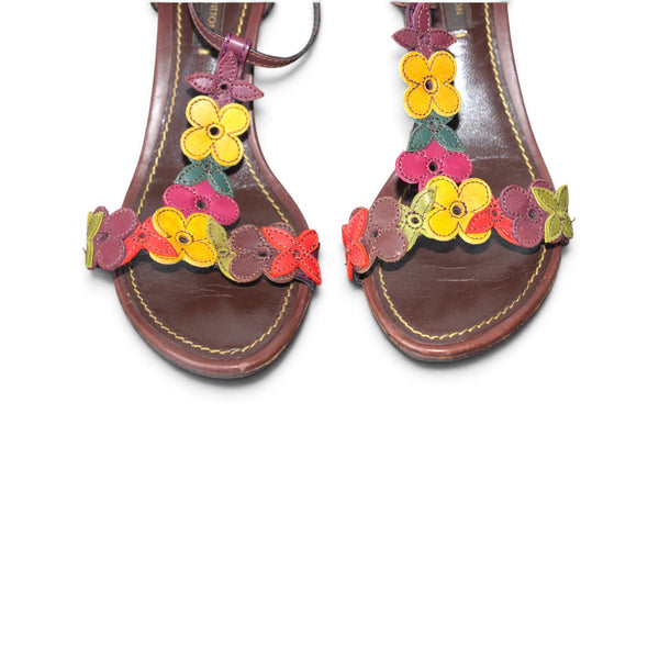 Louis Vuitton Floral Heels