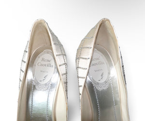 Rene Caovilla peep-toe Heels