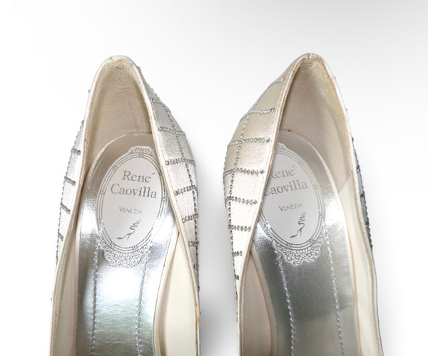 Rene Caovilla peep-toe Heels