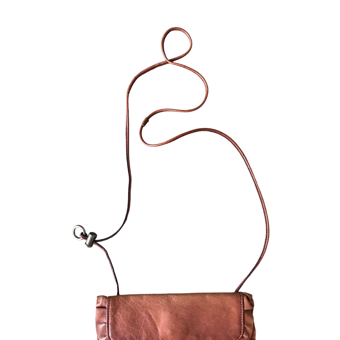 Miu Miu Brown Leather Crossbody Purse