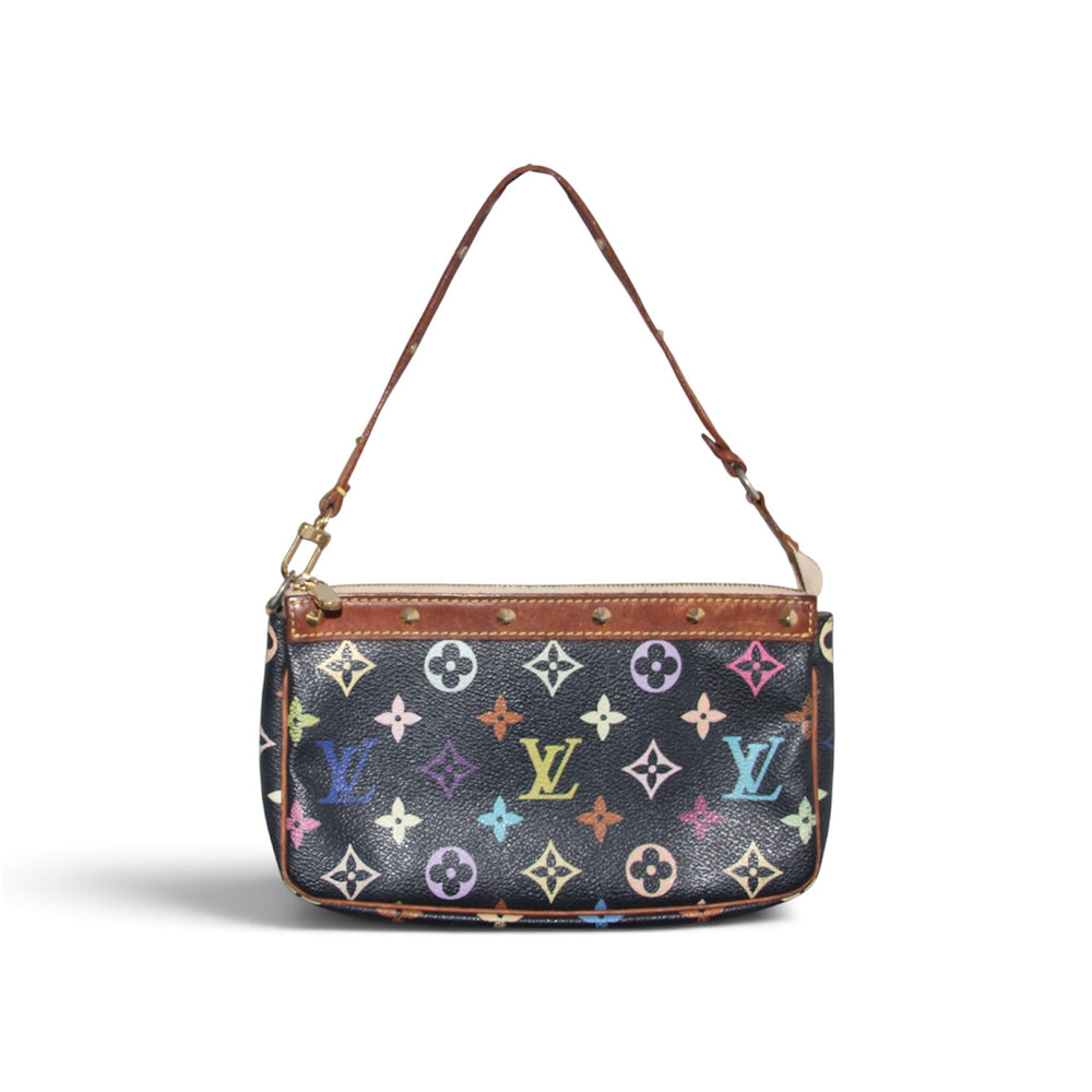 Louis Vuitton x Takashi Murakami Monogram Multicolore Pochette Bag