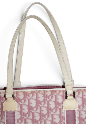 Christian Dior by John Galliano Pink Trotter Monogram Handbag