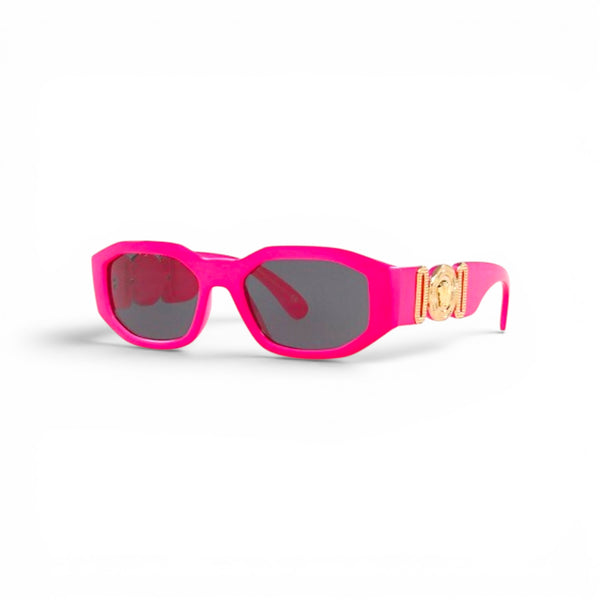Versace 53MM Medusa Detail Oval Sunglasses