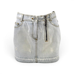 Christian Dior Hardcore Mini Denim Skirt by Galliano