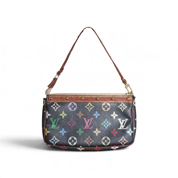 Louis Vuitton x Takashi Murakami Monogram Multicolore Pochette Bag
