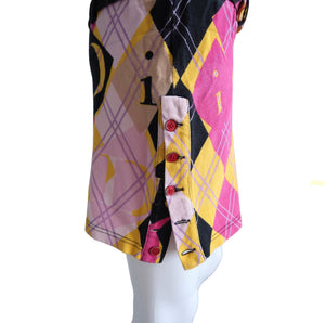 Christian Dior 2004 Argyle Polo Dress