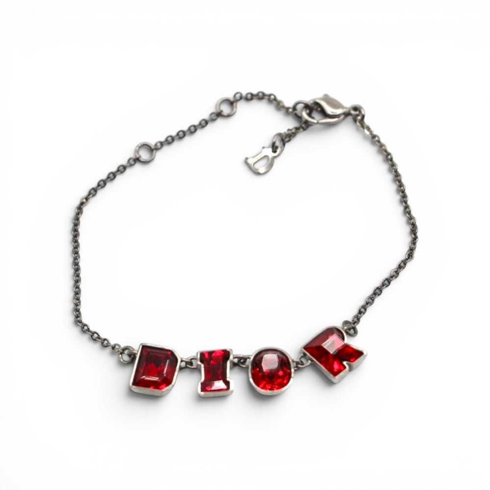 Christian Dior Red Crystal Bracelet