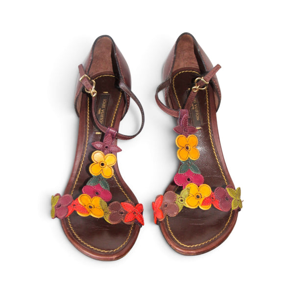 Louis Vuitton Floral Heels