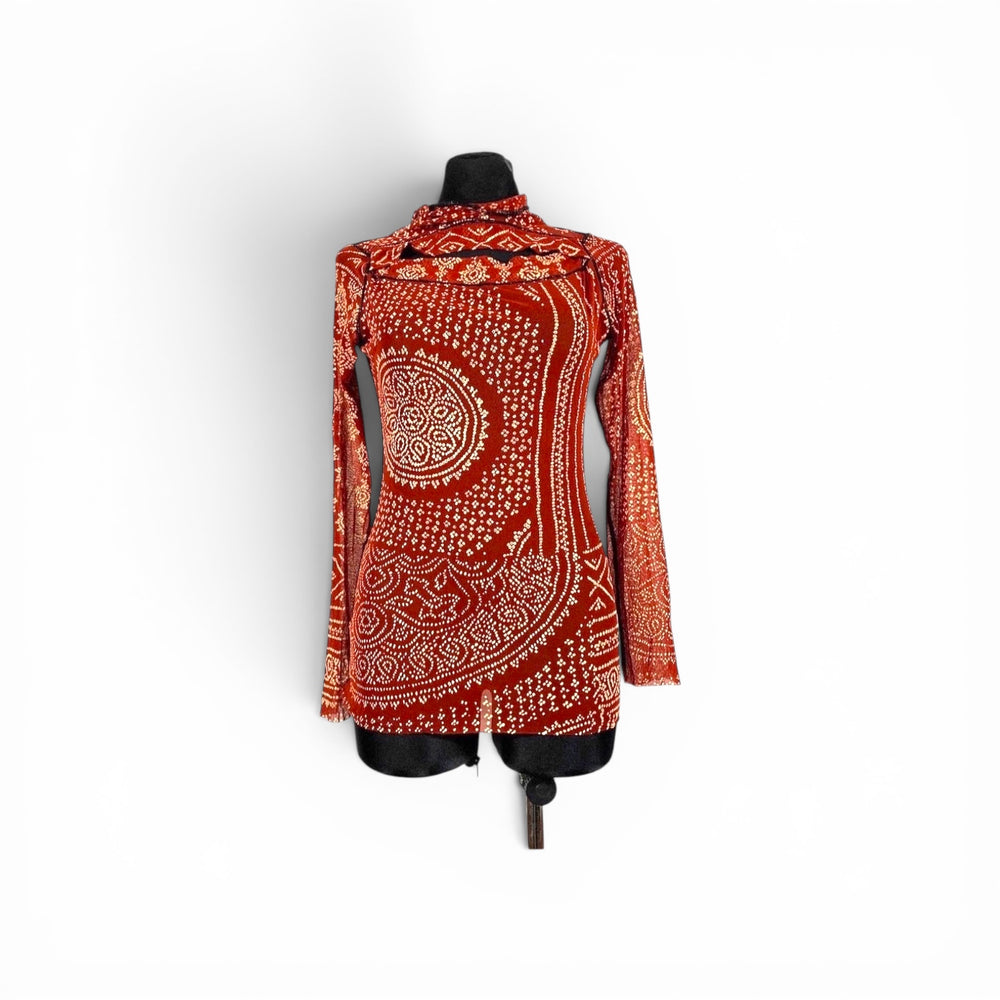 Jean Paul Gaultier Maille long sleeve hoodie shirt