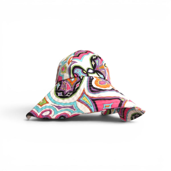 Emilio Pucci Multi-color Wide Brim Hat