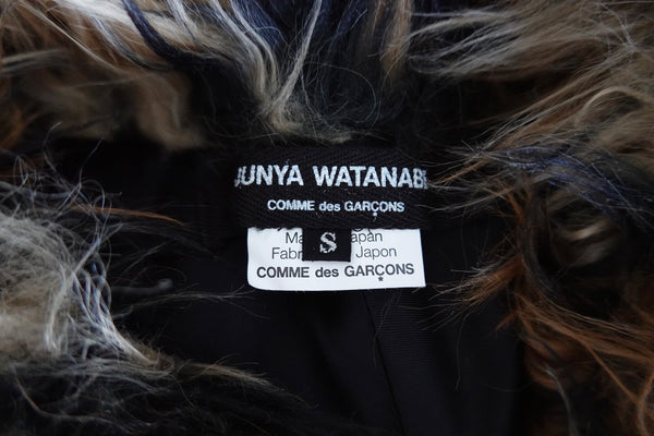 Junya Watanabe Comme Des Garçon Fall 2011 Fur Cape Docking Dress