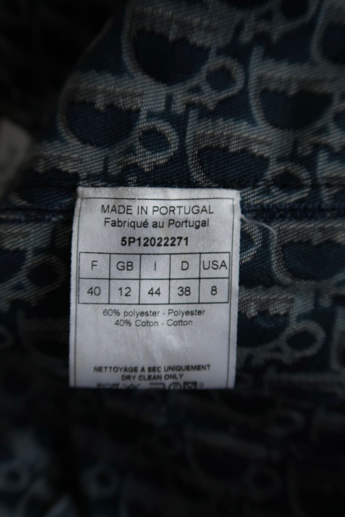 Christian Dior Trotter Monogram Jacket and Skirt Set