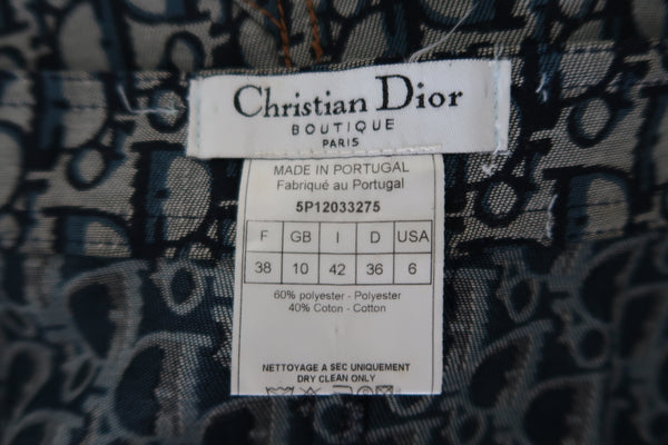 Christian Dior Trotter Monogram Jacket and Skirt Set