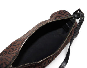 Fendi 2000s Zuchino Canvas Pouchette Bag
