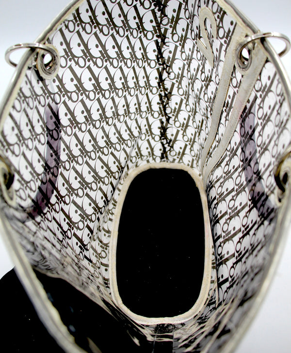 Christian Dior Trotter Clear Canvas Tote Bag