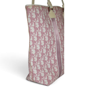 Christian Dior by John Galliano Pink Trotter Monogram Handbag