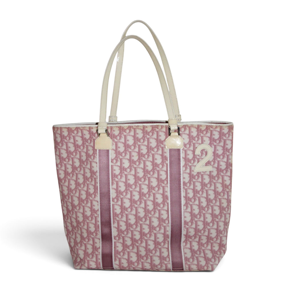 Christian Dior by John Galliano Pink Trotter Monogram Handbag