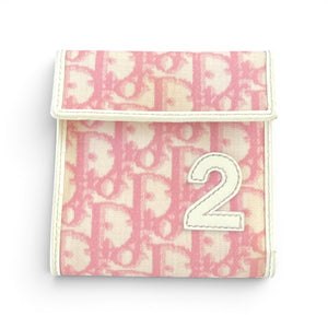 Christian Dior Diorissimo Pink Trotter Tri-fold Compact Wallet