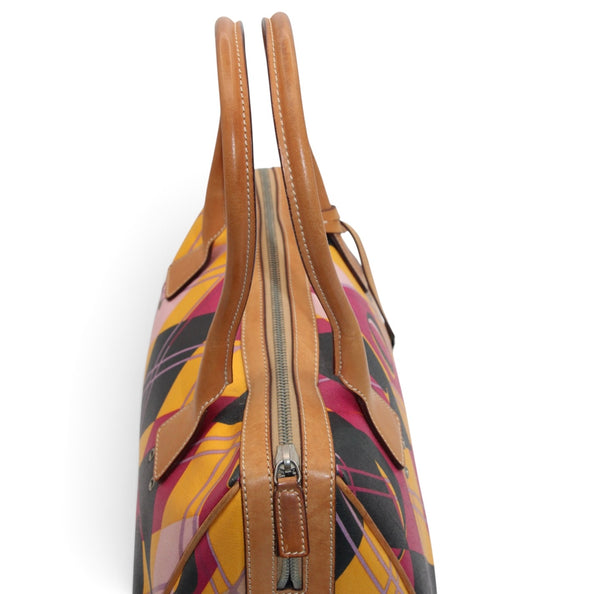 Christian Dior 2004 Golfer Harlequin Boston Bag