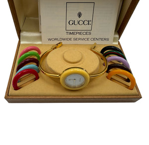 Gucci Wristwatch with 11 Interchangeable Bezels