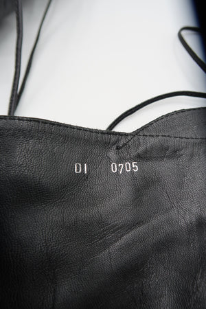 Christian Dior Black Lace Up Boots