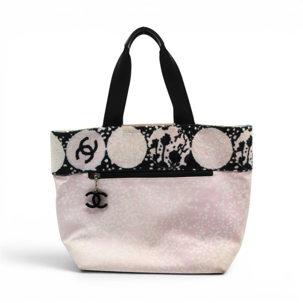 Chanel High Summer Terry Cloth Tote Bag