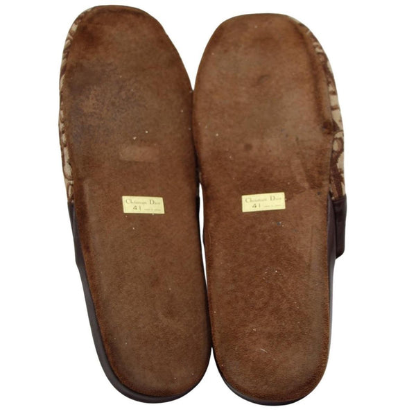 Christian Dior Globe Trotter Slippers