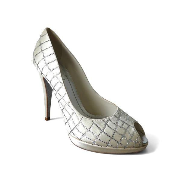Rene Caovilla peep-toe Heels