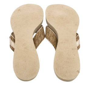 Christian Dior Spring Summer 2005 Trotter Flip-Flop Sandals