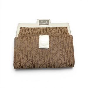 Christian Dior 2005 Diorimisso Pattern Continental Wallet