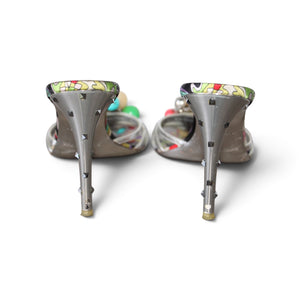 Emilio Pucci Multicolored Beaded Heels