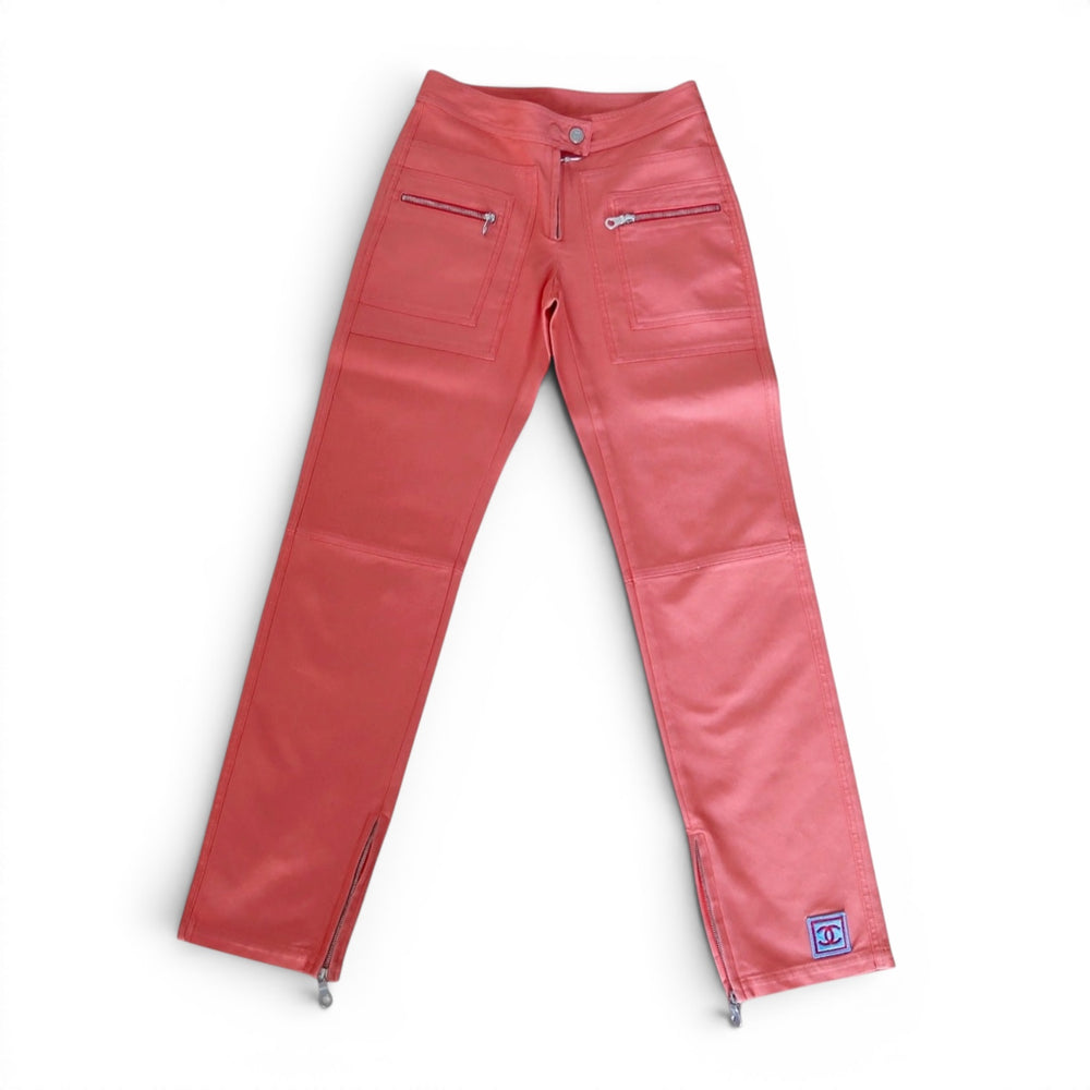 Chanel 2002 Sports Line Zipped detailed Pants