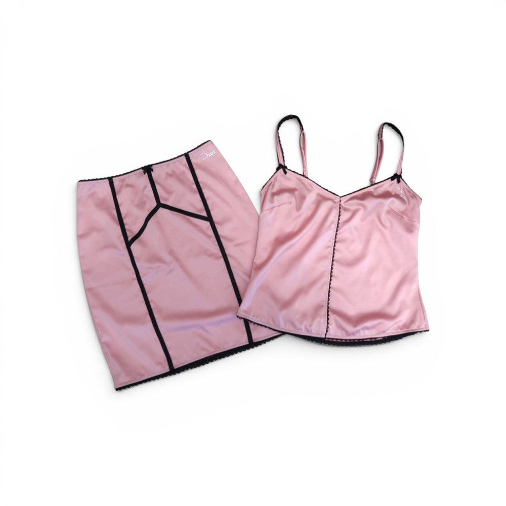 Christian Dior  2002 Slip Bustier Top & Skirt
