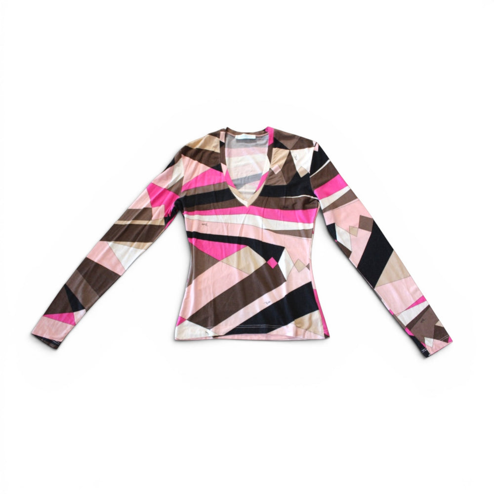 Emilio Pucci Long Sleeve Blouse