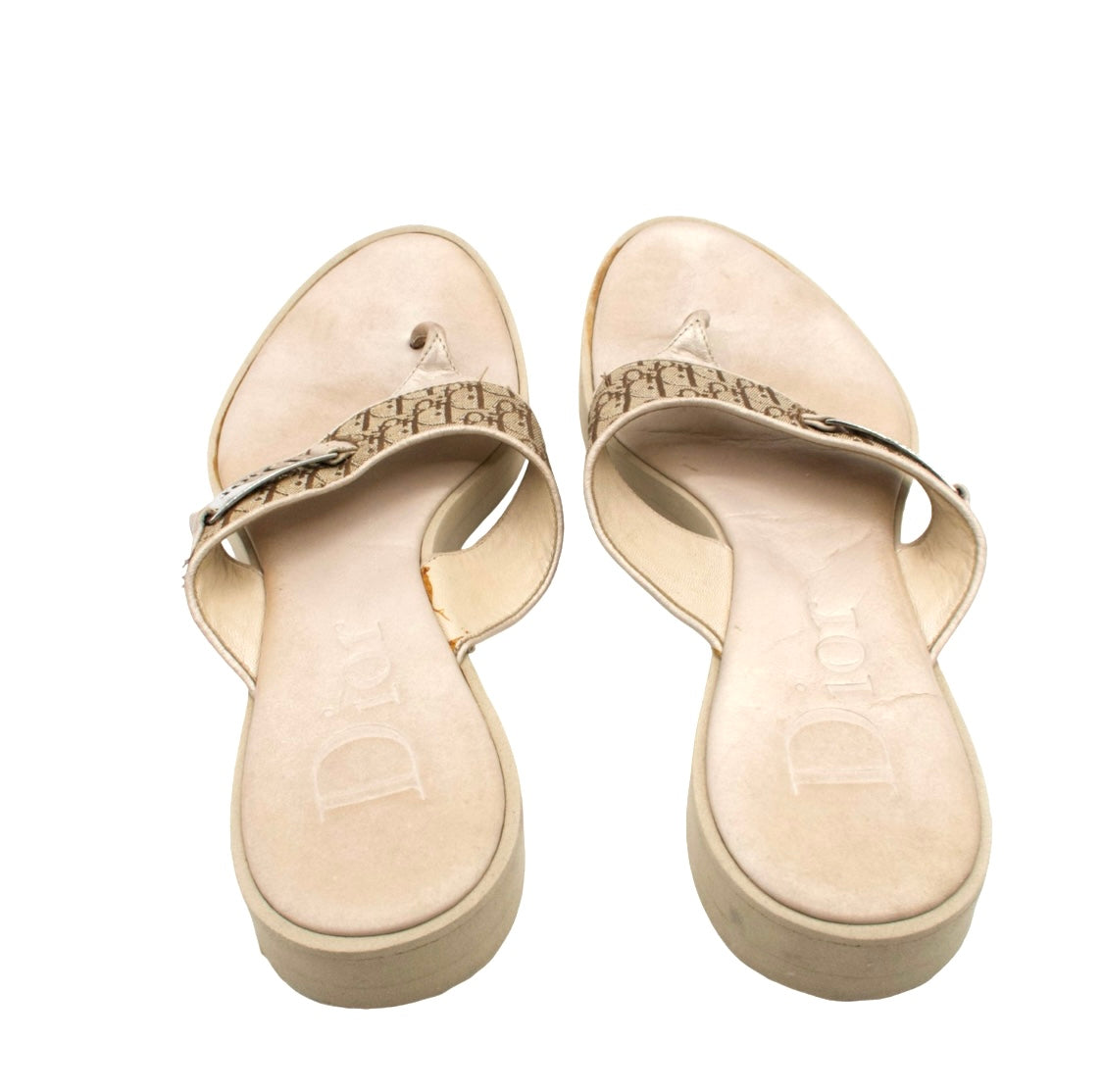 Christian Dior Spring Summer 2005 Trotter Flip-Flop Sandals