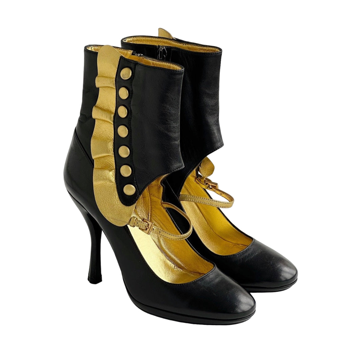 Prada 2008 Mary Jane Boots