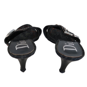 Christian Dior "Remove Before Flight"
Monogram Denim Heels