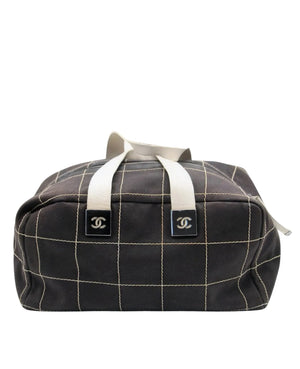Chanel Choco Bar Boston Bag