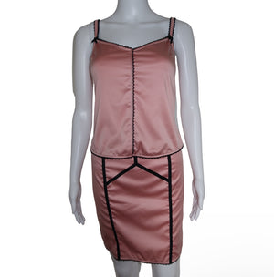 Christian Dior  2002 Slip Bustier Top & Skirt