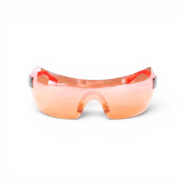 Chanel Clear Orange Rimless Sunglasses