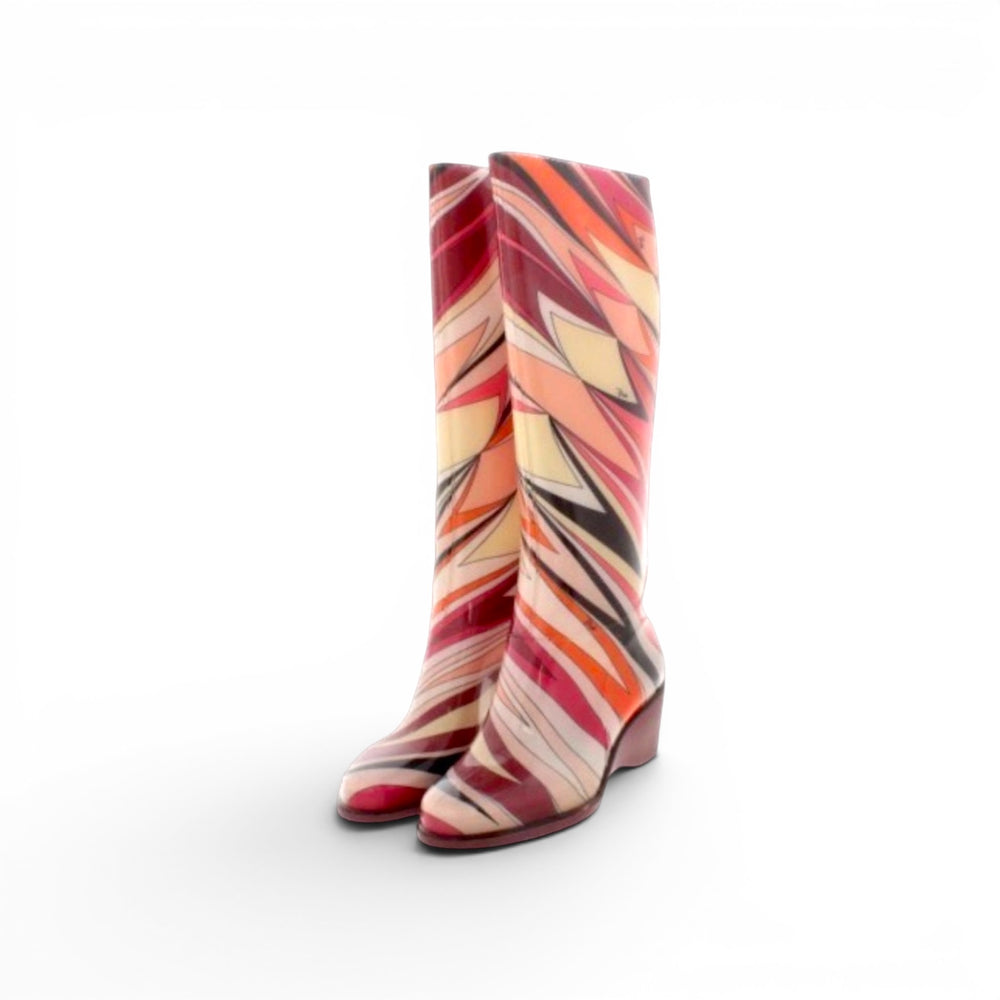 Emilio Pucci Rubber Rain Boots