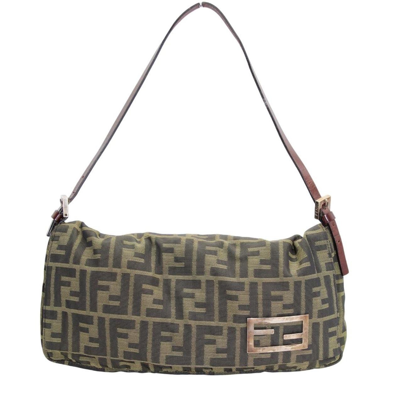Fendi Zucca Baguette handbag