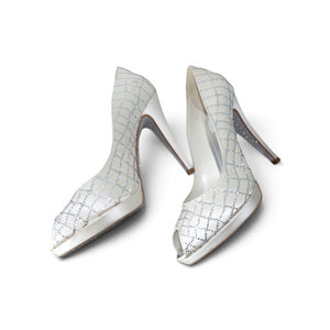 Rene Caovilla peep-toe Heels